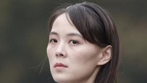 Kim Yo Jong, sister of North Korea's leader Kim Jong Un.(AP) Kim Yo Jong, sister of North Korea's leader Kim Jong Un.(AP)
