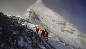 The movement of tectonic plates can lift it up ever so gradually, while earthquakes can bring it down.(AP) The movement of tectonic plates can lift it up ever so gradually, while earthquakes can bring it down.(AP)