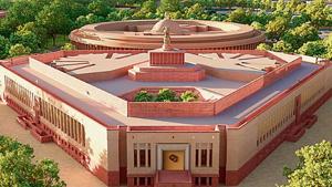 Union minister Joshi said, “It is expected that this new building will be completed before Winter Session 2022, with its full grandeur as “har Bhartiya ka swabhiman” epitomising “Ek bharat shreshtha Bharat”.(SOURCED) Union minister Joshi said, “It is expected that this new building will be completed before Winter Session 2022, with its full grandeur as “har Bhartiya ka swabhiman” epitomising “Ek bharat shreshtha Bharat”.(SOURCED)