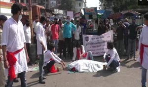 Surat City Commissioner of Police Ajay Tomar said that the city is already under night curfew to curb the spread of the coronavirus but people could still be seen not wearing masks and violating social distancing norms.(ANI) Surat City Commissioner of Police Ajay Tomar said that the city is already under night curfew to curb the spread of the coronavirus but people could still be seen not wearing masks and violating social distancing norms.(ANI)