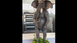 The finished chocolate sculpture by Amaury Guichon.(Facebook/@Amaury Guichon) The finished chocolate sculpture by Amaury Guichon.(Facebook/@Amaury Guichon)