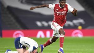 Arsenal midfielder Thomas Partey will miss the next few matches after suffering an injury(Twitter) Arsenal midfielder Thomas Partey will miss the next few matches after suffering an injury(Twitter)