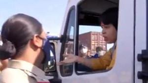Activist Trupti Desai. (Videograb) Activist Trupti Desai. (Videograb)