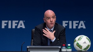 Photo of FIFA President Gianni Infantino(Twitter) Photo of FIFA President Gianni Infantino(Twitter)