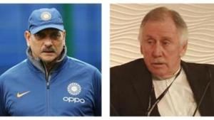 Ravi Shastri and Ian Chappell.(Getty/HT) Ravi Shastri and Ian Chappell.(Getty/HT)
