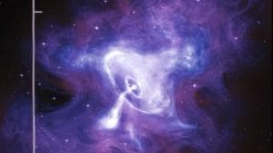 The image shows the crab nebula.(Instagram/@nasahubble) The image shows the crab nebula.(Instagram/@nasahubble)