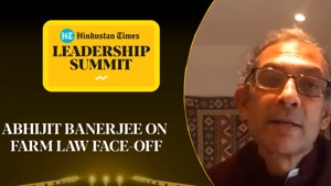 <p>Abhijit Banerjee, Nobel laureate and eminent economist, commented on the ongoing farmer protests in India. Speaking at the 18th edition of the Hindustan Times Leadership Summit, Banerjee blamed lack of trust between farmers and the government for the current situation. The Ford Foundation International Professor of Economics at the Massachusetts Institute of Technology explained that farmers were acting out of suspicion of the government's motives. Watch the full video for more.</p> <p>Abhijit Banerjee, Nobel laureate and eminent economist, commented on the ongoing farmer protests in India. Speaking at the 18th edition of the Hindustan Times Leadership Summit, Banerjee blamed lack of trust between farmers and the government for the current situation. The Ford Foundation International Professor of Economics at the Massachusetts Institute of Technology explained that farmers were acting out of suspicion of the government's motives. Watch the full video for more.</p>