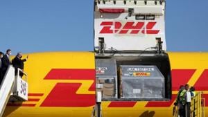 Israeli Prime Minister Benjamin Netanyahu attends the arrival of a DHL plane carrying a first batch of Pfizer/BioNTech Covid-19 vaccine at Ben Gurion Airport near Tel Aviv.(Reuters) Israeli Prime Minister Benjamin Netanyahu attends the arrival of a DHL plane carrying a first batch of Pfizer/BioNTech Covid-19 vaccine at Ben Gurion Airport near Tel Aviv.(Reuters)