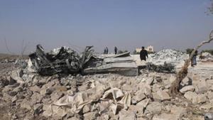 The vehicle detonated at a checkpoint manned by the town’s security forces and a Turkish-backed faction.(AP file photo) The vehicle detonated at a checkpoint manned by the town’s security forces and a Turkish-backed faction.(AP file photo)