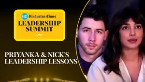 <p>Entertainment icons Priyanka Chopra and Nick Jonas revealed the leadership lessons they have learnt during their illustrious careers. Speaking at the 18th edition of the Hindustan Times Leadership Summit, Nick said that he had been taught by his father to 'live like you're at the bottom, even if you're at the top'. Priyanka said that people must be 'students of life'. Explaining the phrase, she said that one can never be 100% prepared for all situations in life, and thus, must keep their 'eyes and ears open', and 'learn and listen, instead of talk'. Watch the full video for more.</p> <p>Entertainment icons Priyanka Chopra and Nick Jonas revealed the leadership lessons they have learnt during their illustrious careers. Speaking at the 18th edition of the Hindustan Times Leadership Summit, Nick said that he had been taught by his father to 'live like you're at the bottom, even if you're at the top'. Priyanka said that people must be 'students of life'. Explaining the phrase, she said that one can never be 100% prepared for all situations in life, and thus, must keep their 'eyes and ears open', and 'learn and listen, instead of talk'. Watch the full video for more.</p>