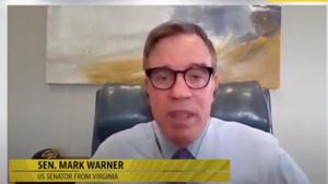 US senator Mark Warner speaks during the 18th edition of the Hindustan Times Leadership Summit on Friday.(HT Photo) US senator Mark Warner speaks during the 18th edition of the Hindustan Times Leadership Summit on Friday.(HT Photo)