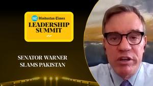 <p>Senator Mark Warner spoke on the issue of terrorism during the 18th edition of the Hindustan Times Leadership Summit. Senator Warner said that India has shown a lot of restraint in dealing with terrorism. He further added that many terror organizations have received safe haven in Pakistan. Senator Warner also spoke on US decision to reduce troops in Afghanistan and added that those who sided with the US in the battle against terror groups in the country have been left in the lurch by the Trump administration's decision. Watch the full video for more details.</p> <p>Senator Mark Warner spoke on the issue of terrorism during the 18th edition of the Hindustan Times Leadership Summit. Senator Warner said that India has shown a lot of restraint in dealing with terrorism. He further added that many terror organizations have received safe haven in Pakistan. Senator Warner also spoke on US decision to reduce troops in Afghanistan and added that those who sided with the US in the battle against terror groups in the country have been left in the lurch by the Trump administration's decision. Watch the full video for more details.</p>