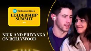 <p>Musician and actor Nick Jonas revealed that he has watched many movies starring his wife, Priyanka Chopra, but he is yet to view her entire body of work. At the Hindustan Times Leadership Summit 2020, Nick said that he recently watched films like 'Dil Dhadakne Do' and 'Barfi' which feature Priyanka. Meanwhile the Indian actress revealed that she wants to do a Hindi movie and dropped hints of a project being unveiled in 2021. Watch the full video for more.</p> <p>Musician and actor Nick Jonas revealed that he has watched many movies starring his wife, Priyanka Chopra, but he is yet to view her entire body of work. At the Hindustan Times Leadership Summit 2020, Nick said that he recently watched films like 'Dil Dhadakne Do' and 'Barfi' which feature Priyanka. Meanwhile the Indian actress revealed that she wants to do a Hindi movie and dropped hints of a project being unveiled in 2021. Watch the full video for more.</p>
