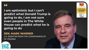 US Senator from Virginia, Mark Warner.(HT Photo) US Senator from Virginia, Mark Warner.(HT Photo)