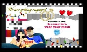 Couples are adding a dash of humour with quirky and fun precautionary messages to wedding invites in Covid-19 times Couples are adding a dash of humour with quirky and fun precautionary messages to wedding invites in Covid-19 times