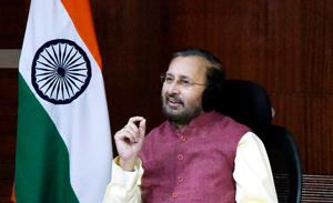 Prakash Javadekar on Friday said US, Europe, China are historically responsible for climate change.(ANI) Prakash Javadekar on Friday said US, Europe, China are historically responsible for climate change.(ANI)