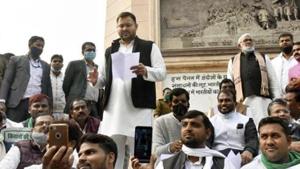 Tejashwi Yadav releaed the letter written to Assembly Speaker on the issue of representation in house committees of Bihar Assembly.(HT Photo/FIle) Tejashwi Yadav releaed the letter written to Assembly Speaker on the issue of representation in house committees of Bihar Assembly.(HT Photo/FIle)