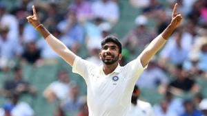 Jasprit Bumrah celebrates a wicket.(Getty Images) Jasprit Bumrah celebrates a wicket.(Getty Images)