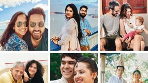 (Clockwise from top left) Gayatri, a Tamil Brahmin and Milan, a Mallu Christian married each other after a decade-long wait; Saheli Maity and Yogesh talk about overcoming their personal differences in their story; Kalki and her partner, Guy Hershberg share their cross-country love story; Sudipa and Tridip Mandal, an inter-caste couple, narrate their secret wedding; Alisha and Abhiraj Purandare’s tale is about embracing each other’s religious customs; and Sreeya Sen and Vikram D’Souza speak about overcoming an unconventional age gap with their tale! (Clockwise from top left) Gayatri, a Tamil Brahmin and Milan, a Mallu Christian married each other after a decade-long wait; Saheli Maity and Yogesh talk about overcoming their personal differences in their story; Kalki and her partner, Guy Hershberg share their cross-country love story; Sudipa and Tridip Mandal, an inter-caste couple, narrate their secret wedding; Alisha and Abhiraj Purandare’s tale is about embracing each other’s religious customs; and Sreeya Sen and Vikram D’Souza speak about overcoming an unconventional age gap with their tale!