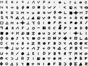 A portion of a cryptogram sent to the San Francisco Chronicle in 1969 by the Zodiac Killer(AP/ File photo) A portion of a cryptogram sent to the San Francisco Chronicle in 1969 by the Zodiac Killer(AP/ File photo)