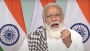 Addressing the FICCI Annual Convention, the Prime Minister said tax terrorism and Inspector Raj are things of the past.(PTI) Addressing the FICCI Annual Convention, the Prime Minister said tax terrorism and Inspector Raj are things of the past.(PTI)