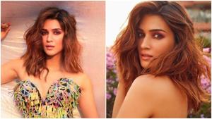 Kriti adds edgy touch to chic dress in new pics(Instagram/kritisanon) Kriti adds edgy touch to chic dress in new pics(Instagram/kritisanon)