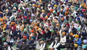 The farmers, mostly from Punjab, Haryana and Uttar Pradesh, have been protesting against the three farm laws.(PTI) The farmers, mostly from Punjab, Haryana and Uttar Pradesh, have been protesting against the three farm laws.(PTI)