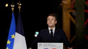 French President Emmanuel Macron, has cultivated an image abroad as a defender of liberalism since coming to power in 2017(REUTERS) French President Emmanuel Macron, has cultivated an image abroad as a defender of liberalism since coming to power in 2017(REUTERS)