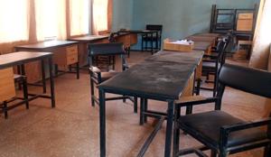 A view of a classroom at the Government Science secondary school in Kankara district, after it was attacked by armed bandits.(REUTERS) A view of a classroom at the Government Science secondary school in Kankara district, after it was attacked by armed bandits.(REUTERS)