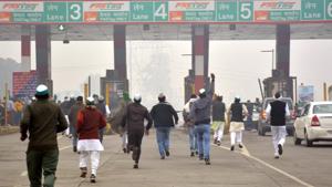 The protesters have said that major highways linking the national capital will be blocked from Sunday.(Sakib Ali/HT Photo) The protesters have said that major highways linking the national capital will be blocked from Sunday.(Sakib Ali/HT Photo)