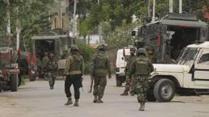 The terrorists are being engaged by the security forces in Chatta-Pani area on the Mughal Road in Poonch district.(HT Photo/File?Representational) The terrorists are being engaged by the security forces in Chatta-Pani area on the Mughal Road in Poonch district.(HT Photo/File?Representational)
