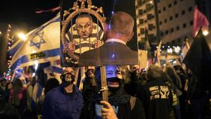The protests have been a nuisance for Netanyahu, who has seen his popularity plummet during the coronavirus outbreak, with Israel on the verge of what may be a third national lockdown with cases again trending upward.(AP Photo) The protests have been a nuisance for Netanyahu, who has seen his popularity plummet during the coronavirus outbreak, with Israel on the verge of what may be a third national lockdown with cases again trending upward.(AP Photo)