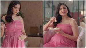 Anushka Sharma looks lovely in pink in a new ad. Anushka Sharma looks lovely in pink in a new ad.