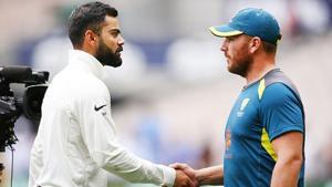 Virat Kohli and Aaron Finch.(Getty Images) Virat Kohli and Aaron Finch.(Getty Images)
