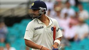 A young Virat Kohli walks back after being given out.(Getty Images) A young Virat Kohli walks back after being given out.(Getty Images)