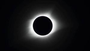 The image shows a total solar eclipse.(NASA) The image shows a total solar eclipse.(NASA)