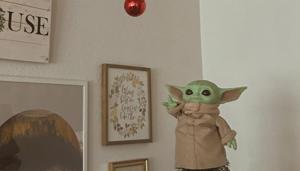 The image shows a baby Yoda tree topper.(Twitter@taylorjane___) The image shows a baby Yoda tree topper.(Twitter@taylorjane___)