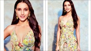 Bulbbul girl Tripti Dimri cuts a stylish figure in this spring-chic floral dress(Instagram/pinkporcupines) Bulbbul girl Tripti Dimri cuts a stylish figure in this spring-chic floral dress(Instagram/pinkporcupines)
