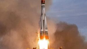 First test-launched in 2014, Angara A5 space rocket is being developed to replace the Proton M as Russia’s heavy lift rocket, capable of carrying payloads bigger than 20 tonnes into orbit.(AP image for representation.) First test-launched in 2014, Angara A5 space rocket is being developed to replace the Proton M as Russia’s heavy lift rocket, capable of carrying payloads bigger than 20 tonnes into orbit.(AP image for representation.)