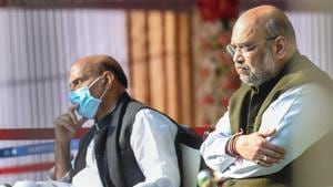 Home Minister Amit Shah met protesting farm leaders on December 8.(PTI) Home Minister Amit Shah met protesting farm leaders on December 8.(PTI)