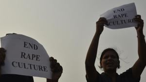 Citizens protest against growing incidents of sexual violence and demanded justice for victims and survivors of rape.(Anshuman Poyrekar/HT Photo) Citizens protest against growing incidents of sexual violence and demanded justice for victims and survivors of rape.(Anshuman Poyrekar/HT Photo)