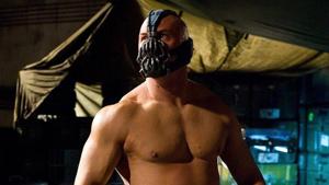 Tom Hardy as Bane in The Dark Knight Rises. Tom Hardy as Bane in The Dark Knight Rises.