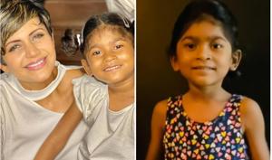 Mandira Bedi’s daughter wants an anklet for Christmas. Mandira Bedi’s daughter wants an anklet for Christmas.