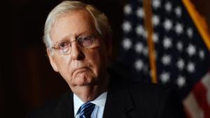 A file photo of US Senate Majority Leader Mitch McConnell in the US Capitol in Washington, DC.(AFP/ FILE) A file photo of US Senate Majority Leader Mitch McConnell in the US Capitol in Washington, DC.(AFP/ FILE)