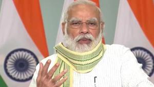 Prime Minister Narendra Modi on Tuesday paid tributes to Sardar Vallabhbhai Patel on his death anniversary.(PTI photo) Prime Minister Narendra Modi on Tuesday paid tributes to Sardar Vallabhbhai Patel on his death anniversary.(PTI photo)