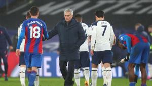 Soccer Football - Premier League - Crystal Palace v Tottenham Hotspur - Selhurst Park, London, Britain - December 13, 2020 Tottenham Hotspur manager Jose Mourinho after the match Pool via REUTERS/Clive Rose(Pool via REUTERS) Soccer Football - Premier League - Crystal Palace v Tottenham Hotspur - Selhurst Park, London, Britain - December 13, 2020 Tottenham Hotspur manager Jose Mourinho after the match Pool via REUTERS/Clive Rose(Pool via REUTERS)