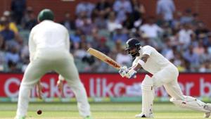 India's Virat Kohli bats during the first cricket test between Australia and India in Adelaide, Australia,Saturday, Dec. 8, 2018. (AP Photo/James Elsby)(AP) India's Virat Kohli bats during the first cricket test between Australia and India in Adelaide, Australia,Saturday, Dec. 8, 2018. (AP Photo/James Elsby)(AP)