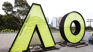 MELBOURNE, AUSTRALIA - JANUARY 05: The giant Australian Open logo is seen full of tennis balls ahead of the 2019 Australian Open at Melbourne Park on January 05, 2019 in Melbourne, Australia(Getty Images) MELBOURNE, AUSTRALIA - JANUARY 05: The giant Australian Open logo is seen full of tennis balls ahead of the 2019 Australian Open at Melbourne Park on January 05, 2019 in Melbourne, Australia(Getty Images)