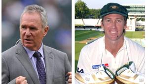 Allan Border and Glenn McGrath Allan Border and Glenn McGrath