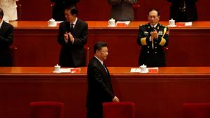 China's President Xi Jinping arrives for an event marking the 70th anniversary of the Chinese People's Volunteer Army's participation in the Korean War at the Great Hall of the People in Beijing(REUTERS) China's President Xi Jinping arrives for an event marking the 70th anniversary of the Chinese People's Volunteer Army's participation in the Korean War at the Great Hall of the People in Beijing(REUTERS)